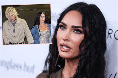 S T Megan Fox Gets SLAMMED Into Barricade Amid Machine Gun Kelly