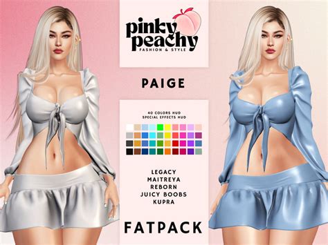 Second Life Marketplace Pinky Peachy Paige Fatpack ★ Kupra