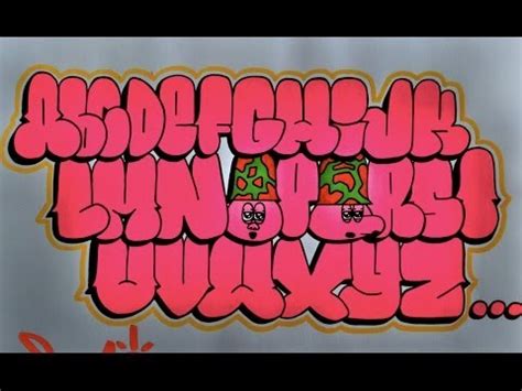 Graffiti Alphabet Throwie Style