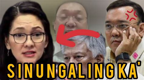 Risa Hontiveros Vs Harry Roque Sagutan Roque Galit Na Galit Sumagot Na