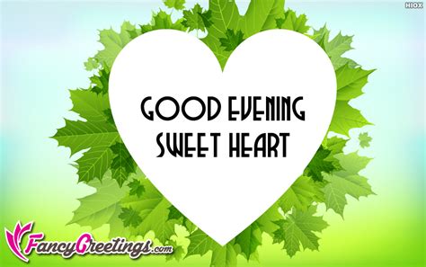 Good Evening Sweetheart Ecard Greeting Card Fancygreetings