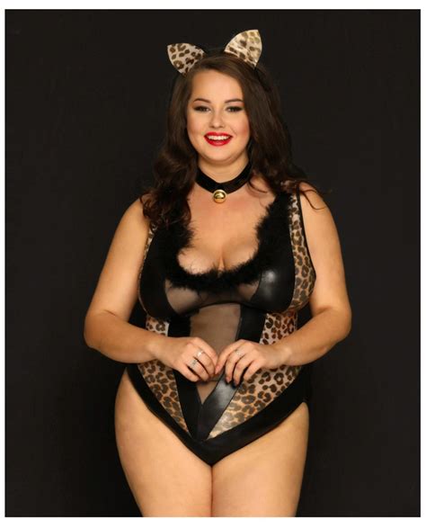 Plus Size Sexy Womens Bodysuit Lingerie Hot Erotic Latex Catsuit Sex