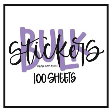 Bulk Stickers 100 Sheets Thank You Stickers Wholesale | Etsy