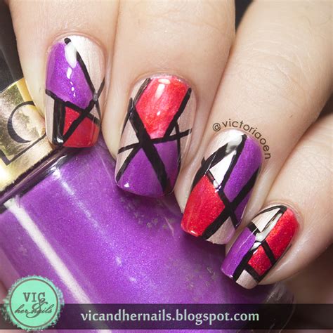 Vic And Her Nails Digital Dozen Does Geometric Day 3 Lines