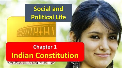 Chapter Indian Constitution Class Civics Ncert Youtube