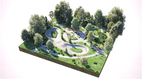 Park im Skarbka Borowskiego w Dębicy Archi tektonika biuro projektowe