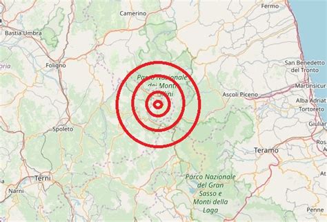 Terremoto Umbria Oggi 1 Settembre 2019 Sequenza Sismica In Atto In