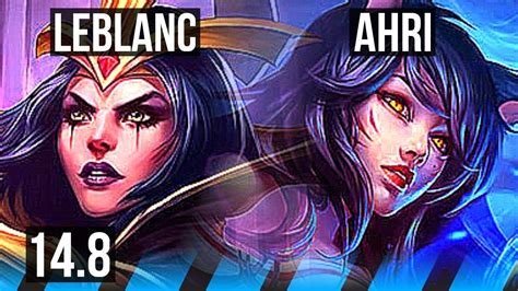 LEBLANC Vs AHRI MID 9 0 1 Rank 8 LeBlanc Legendary TR