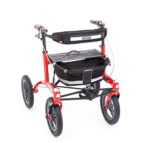 Rollator Walker 12er S Rot M Schwarzschwarzgrau Rollator Walker