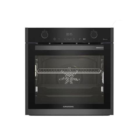 Four Encastrable Pyrolyse Grundig Gebm Dxph Dark Inox Porte