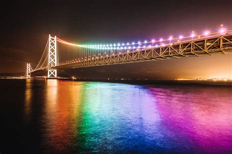 Akashi Bridge / This is the longest suspension bridge in the world ...