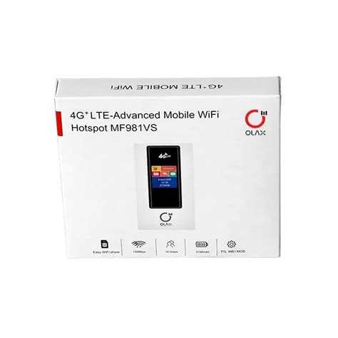 Olax 4G LTE Advanced Hotspot MF981VS Price In Bangladesh