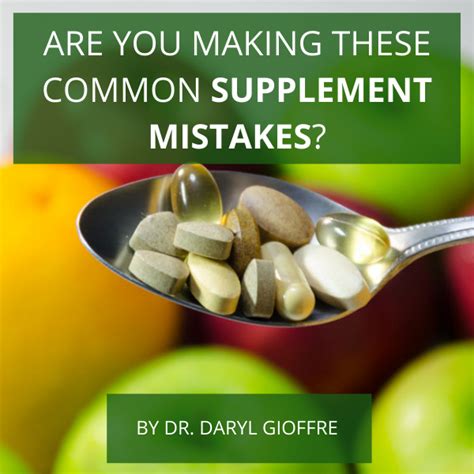 Are You Making These Common Supplement Mistakes? – Alkamind