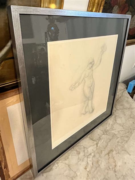 Impressed Numbered PRINT Of The Naked Dancer With A Tambourine 1912 By Pierre Auguste