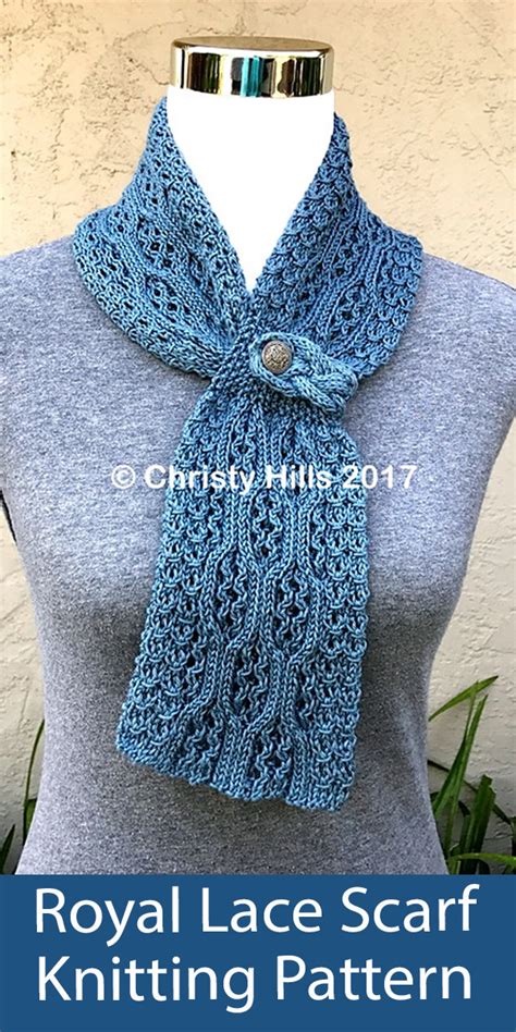 Keyhole Scarf Knitting Pattern Sameahkullyn