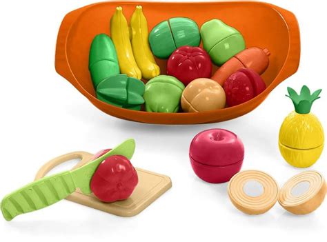 Brinquedo Infantil Crec Crec Legumes E Frutas Tateti 303 MadeiraMadeira