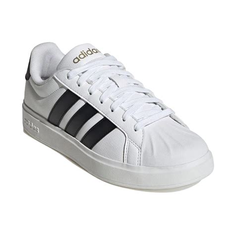 Tenis Adidas Branco Preto - Tênis Adidas Streettalk Branco e Preto Feminino