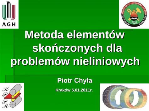 PPT Metoda elementów skończonych dla problemów nieliniowych Piotr