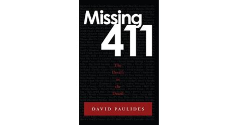 Missing 411 The Devil S In The Details By David Paulides