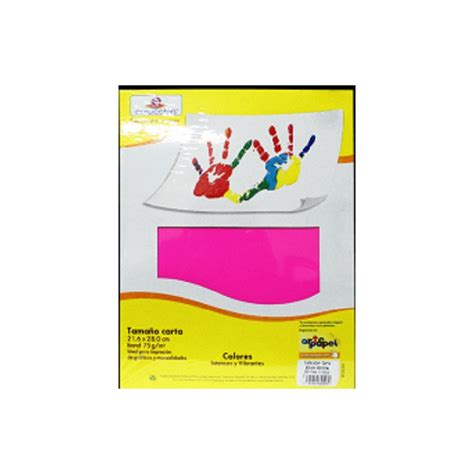 Papel Bond Carta Arcoiris C Color Vibrante Eurocolor