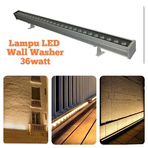 Jual Lampu Wall Washer Led Bar W Watt Watt Sorot Dinding Outdoor