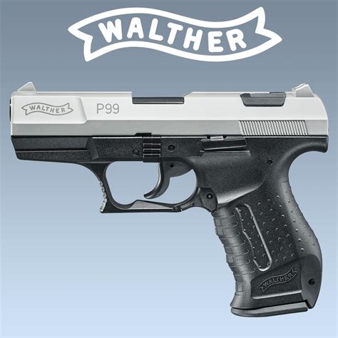 Walther P99 Schreckschuss Gaspistole Bicolor 15 Schüssige Gaspistole Im Kaliber 9mm P A