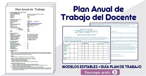 Modelo De Plan Anual De Trabajo Formatos De Planeacion Organizaci N