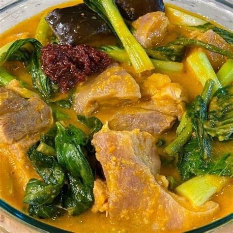 Kare Kare Beef Stew With Peanut Butter Mhilds Kitchen Kare Kare Sauteed Vegetables Kare