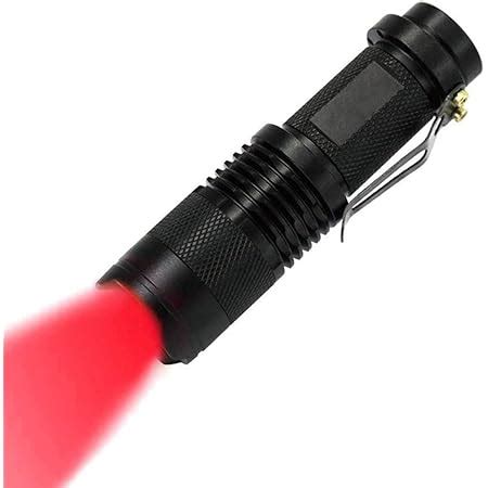 Lampe De Poche Rouge Weslite Lampe Torche De Chasse Avec Torches De