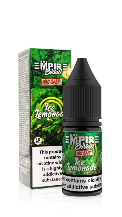 Ice Lemonade Empire Brew Nic Salt E Liquid Free Uk Delivery