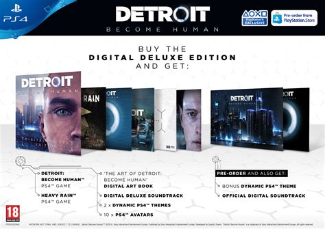 Detroit Become Human - Les éditions spéciales