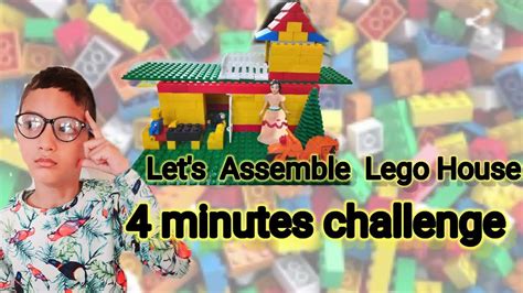 How To Assemble Lego House Easily Lego House Building Instruction Make A Lego House In 4 Minutes