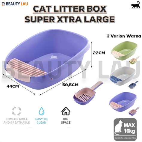 Jual Cat Litter Box Kucing Jumbo Xxl Bak Pasir Toilet Kucing Jumbo