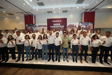 Presentó Pepe Chedraui a la planilla de regidoras y regidores y equipo