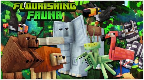 Minecraft Flourishing Fauna Addon ElefantesleÕestucanosetc