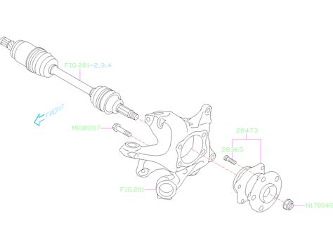 2018 Subaru Crosstrek 2 0L CVT Limited W EyeSight Nut Axle FRONT