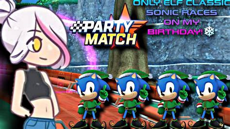 Meg Frontiers Birthday In Party Matches Whit Elf Classic Sonic Mirror