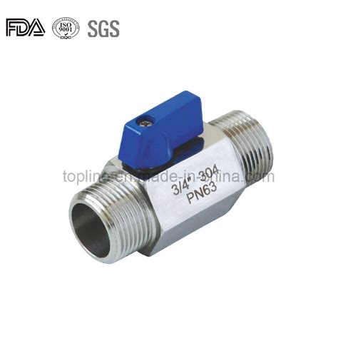 Stainless Steel Pn63 Maleandfemale Mini Ball Valve M M China Female