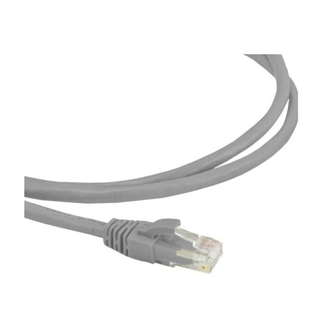 PATCH CORD CAT6 UTP CM 1 5M CINZA NEXANS