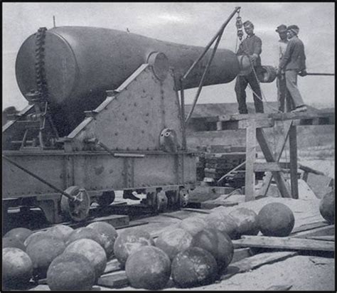 15 Inch Rodman Gun Each Cannon Ball Weighed Almost 250 Pounds