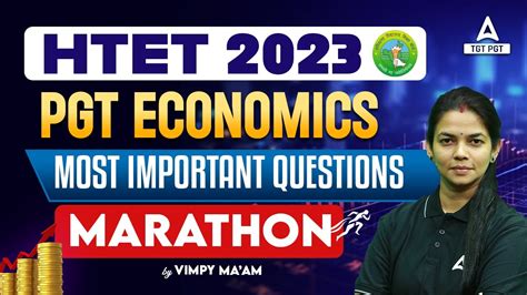 HTET PGT Economics Marathon 2023 HTET PGT Economics Questions By