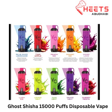 Ghost Shisha 15000 Puffs Disposable Vape In UAE