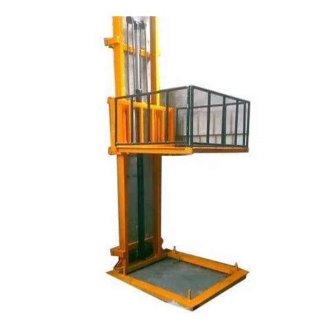 Aluminium Warehouse Hydraulic Goods Lift Capacity Ton For