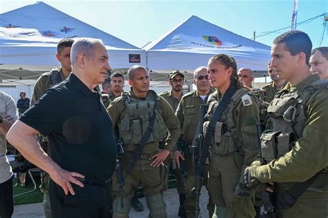 Netanyahu visits Zikim Base, site of ‘heroic battle' on Oct. 7 - JNS.org