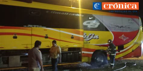 Bus De Transporte De Pasajeros Sufri Conato De Incendio Cr Nica