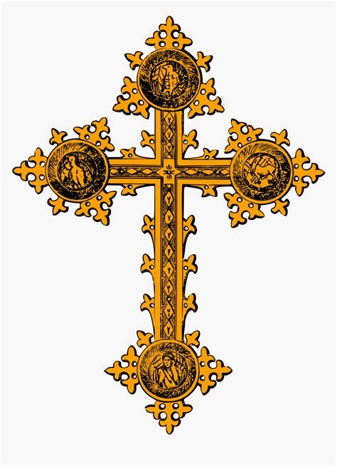 Freestanding Cross Clip Arts - Ethiopian Orthodox Cross Png ...