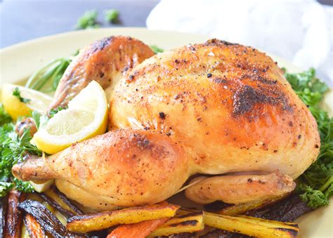 Oven Roasted Whole Chicken - WonkyWonderful