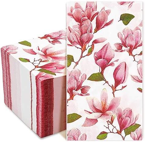 Amazon Generic AnyDesign 100Pcs Floral Guest Napkins Disposable