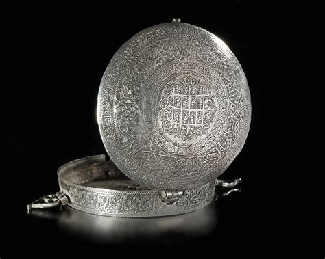 A Persian Silver Talismanic Bajuband Case Persia Qajar 19th Century