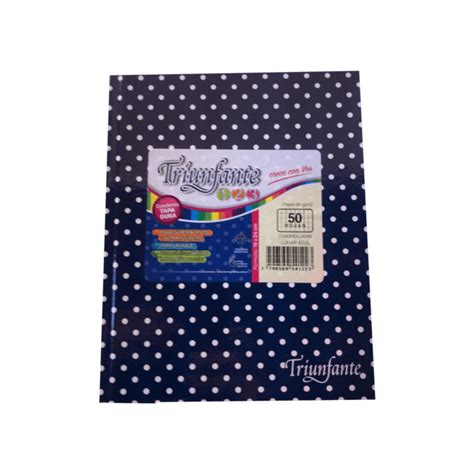 Cuaderno Abc Triunfante Azul Cuadriculado Hojas